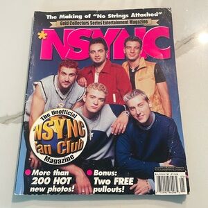 *NSYNC, gold collector series, entertainment magazine
